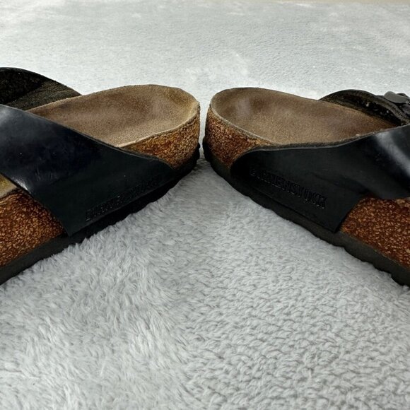 Birkenstock Gizeh Black Leather Thong Sandals Women’s Size 40 EU - Picture 8 of 12
